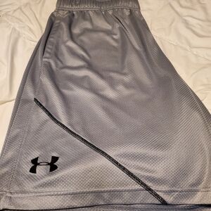 Mens Under Armour Silver Shorts